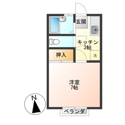 フラット英翠の物件間取画像